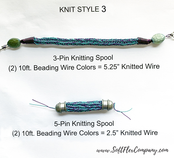 Knitted Jewelry, Knit Style 3 by Kristen Fagan