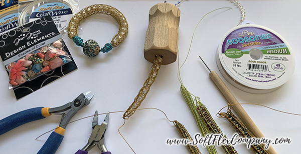 Knitted Soft Flex Pro Econoflex Bracelet by Kristen Fagan