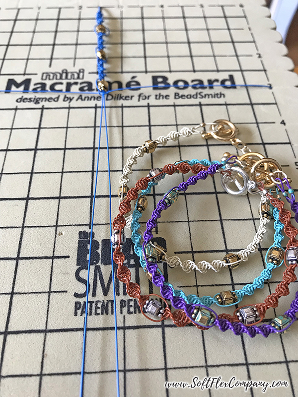 Macramé Bracelets by Kristen Fagan