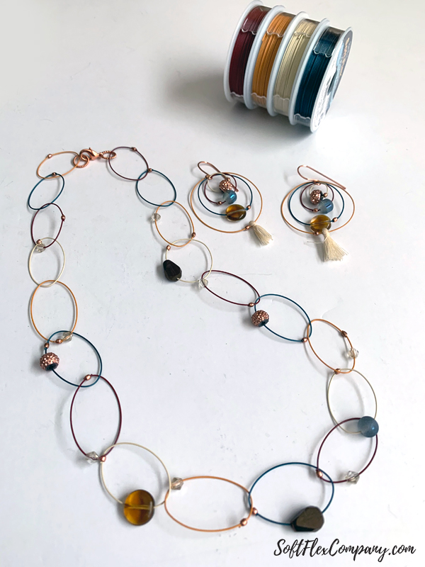 Make a Multi Strand Bracelet & Earrings using a Bead Mix with Cones - Soft  Flex Company