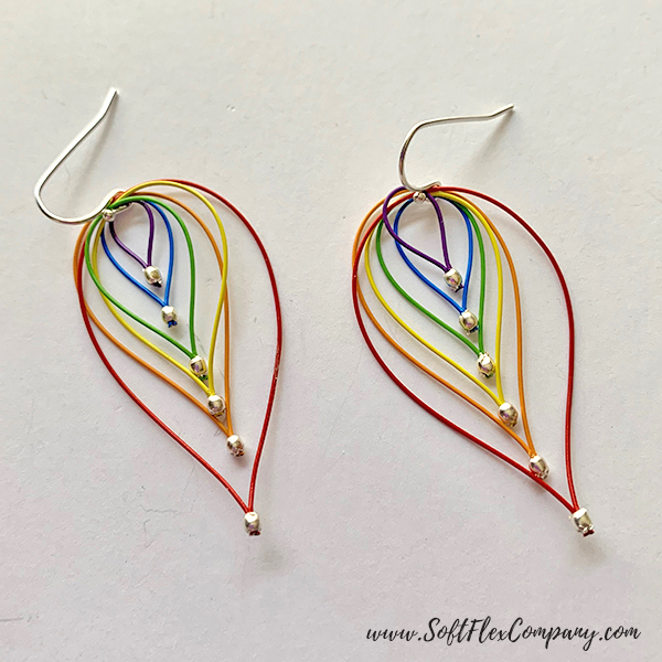Rainbow Drop Earrings by Kristen Fagan