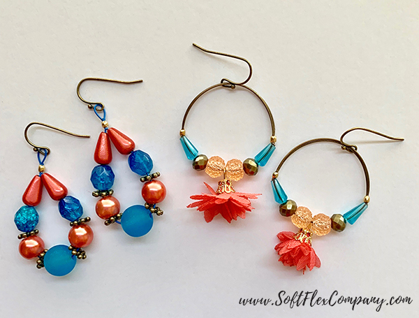 Shades Of Coral Earrings by Kristen Fagan