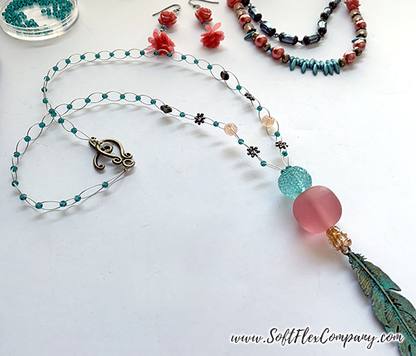 Shades Of Coral Necklace by Kristen Fagan