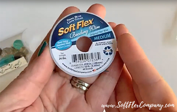 SoftFlex Wire Super Duo Bead Chain by Kristen Fagan