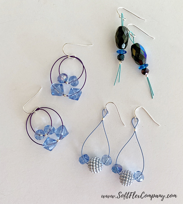 Soft Flex Earrings in 3 Styles by Kristen Fagan