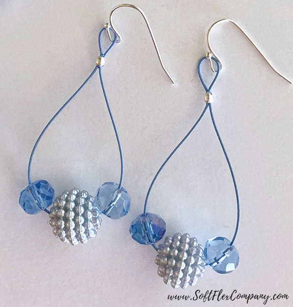 Soft Flex Teardrop Earrings by Kristen Fagan