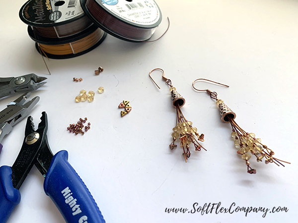 Harvest Moon Tassel Earrings by Kristen Fagan