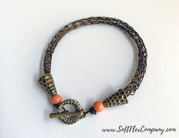 Soft Flex Craft Wire Viking Knit Bracelet by Kristen Fagan