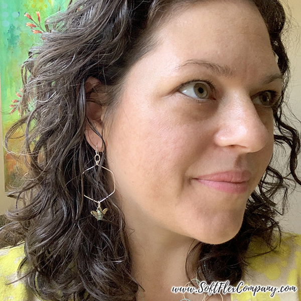 WigJig Honeycomb Earrings by Kristen Fagan
