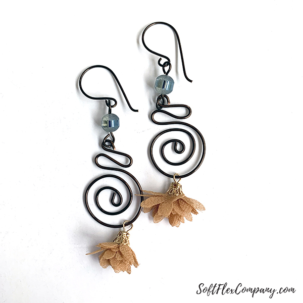 WigJig Spiral Earrings by Kristen Fagan