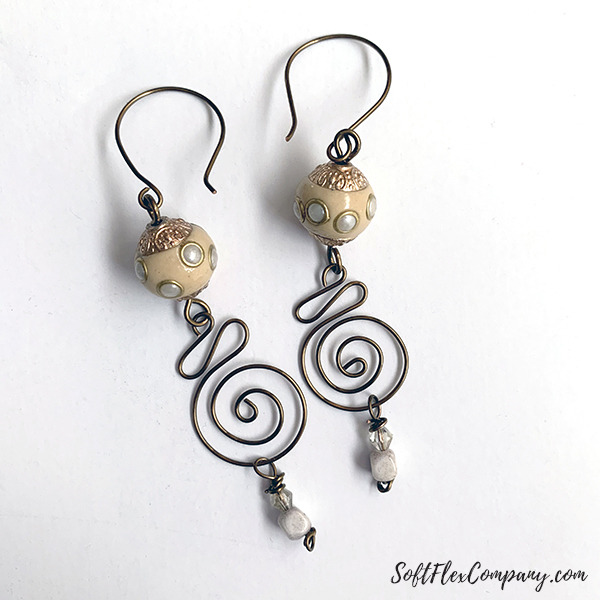 WigJig Spiral Earrings by Kristen Fagan