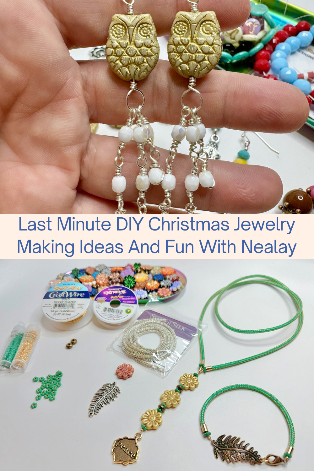 Last Minute DIY Christmas Jewelry Making Ideas And Fun With Nealay Patel Collage