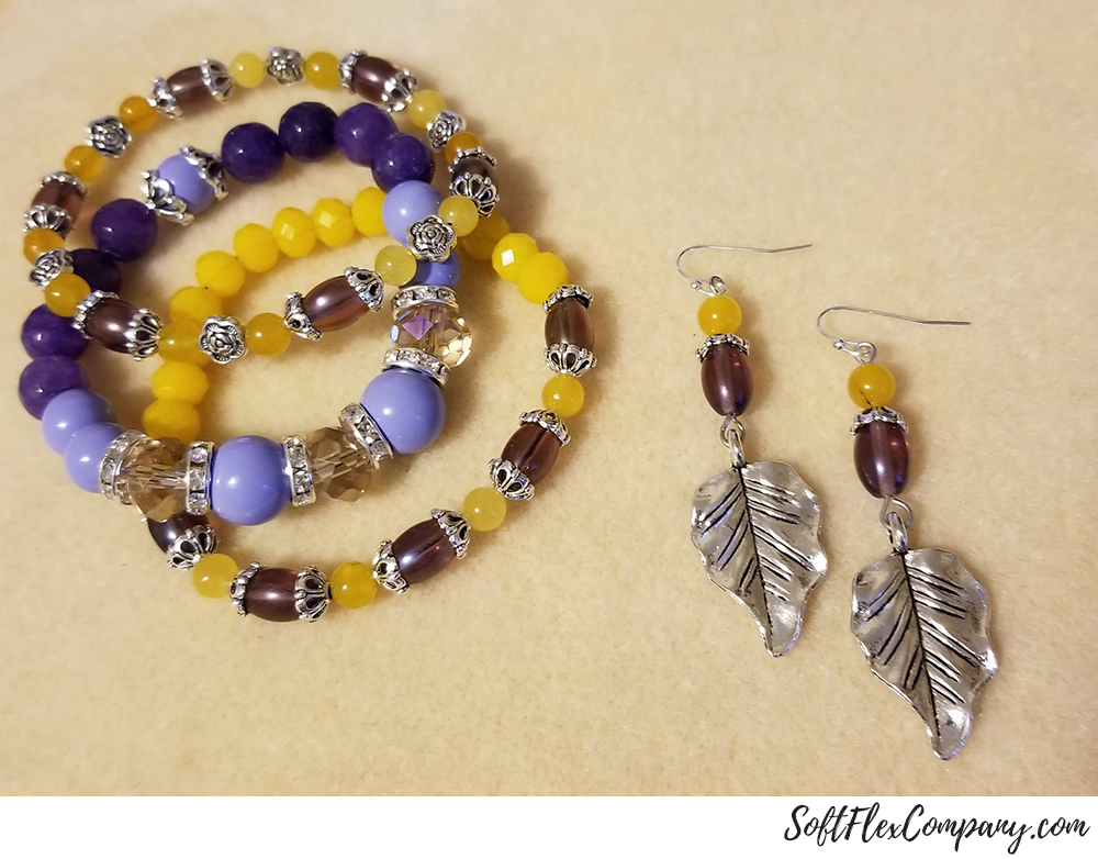 Purple Petals Jewelry by Laurena Whitwer