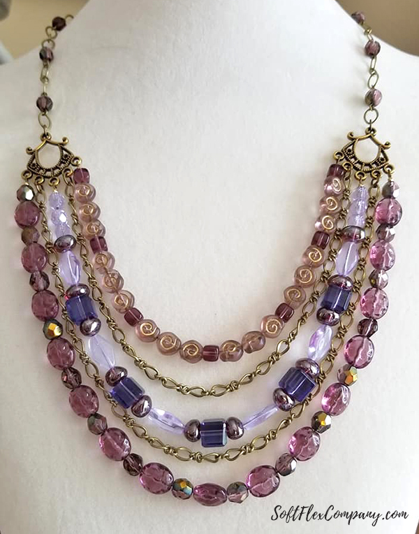 Purple Polka Dot Jewelry by Laurena Whitwer