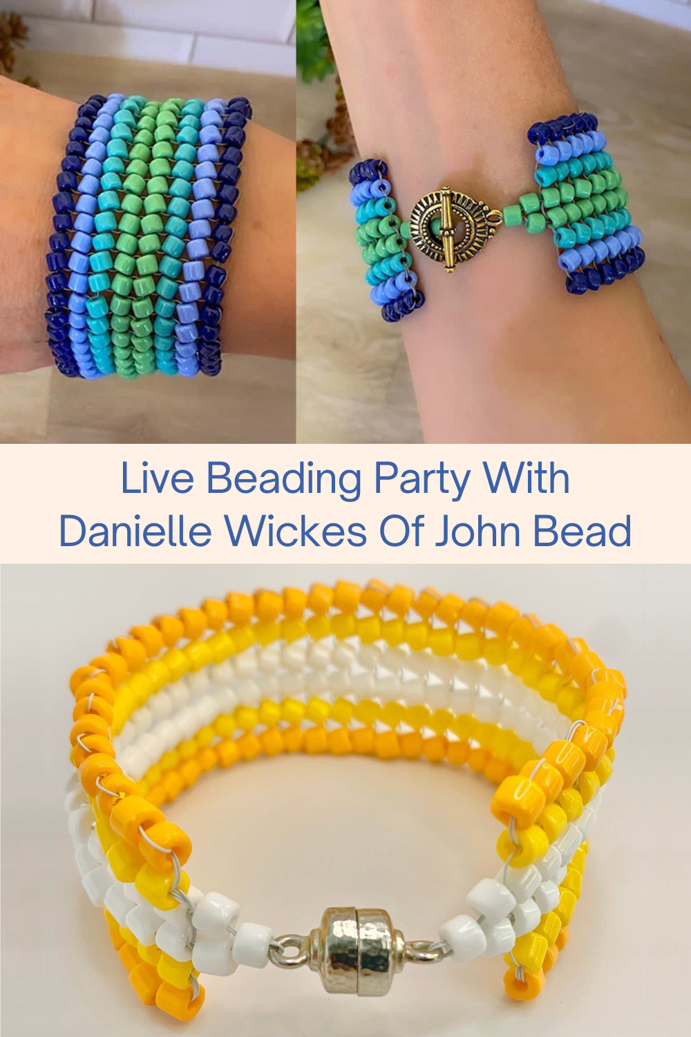 Live Beading Party With Danielle Wickes Of John Bead Collage