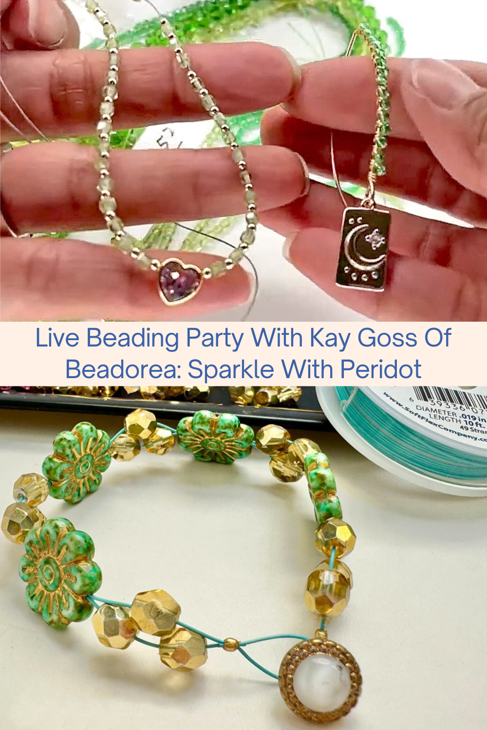 Live Beading Party With Kay Goss Of Beadorea Sparkle With Peridot