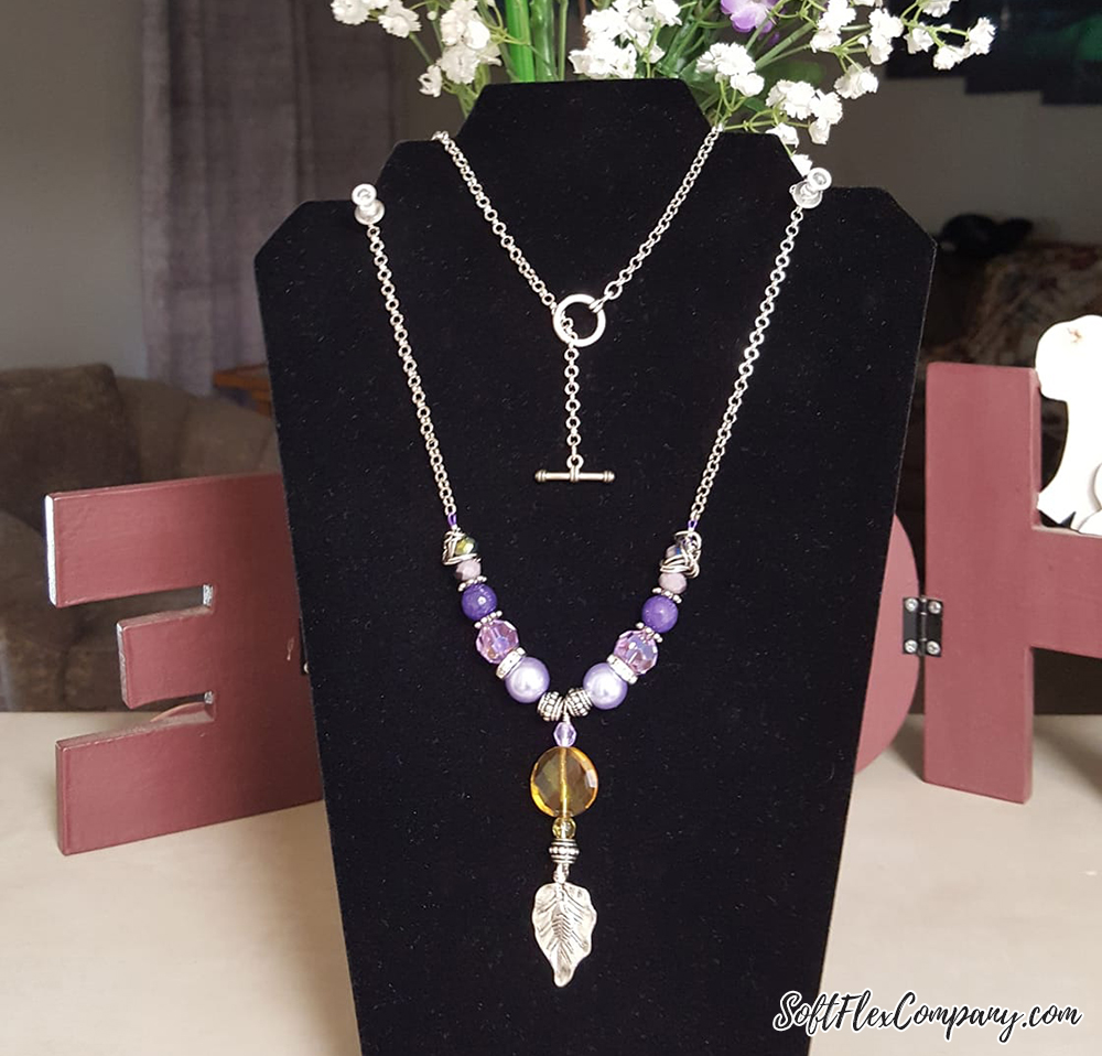 Purple Petals Jewelry by Lois A. Becker