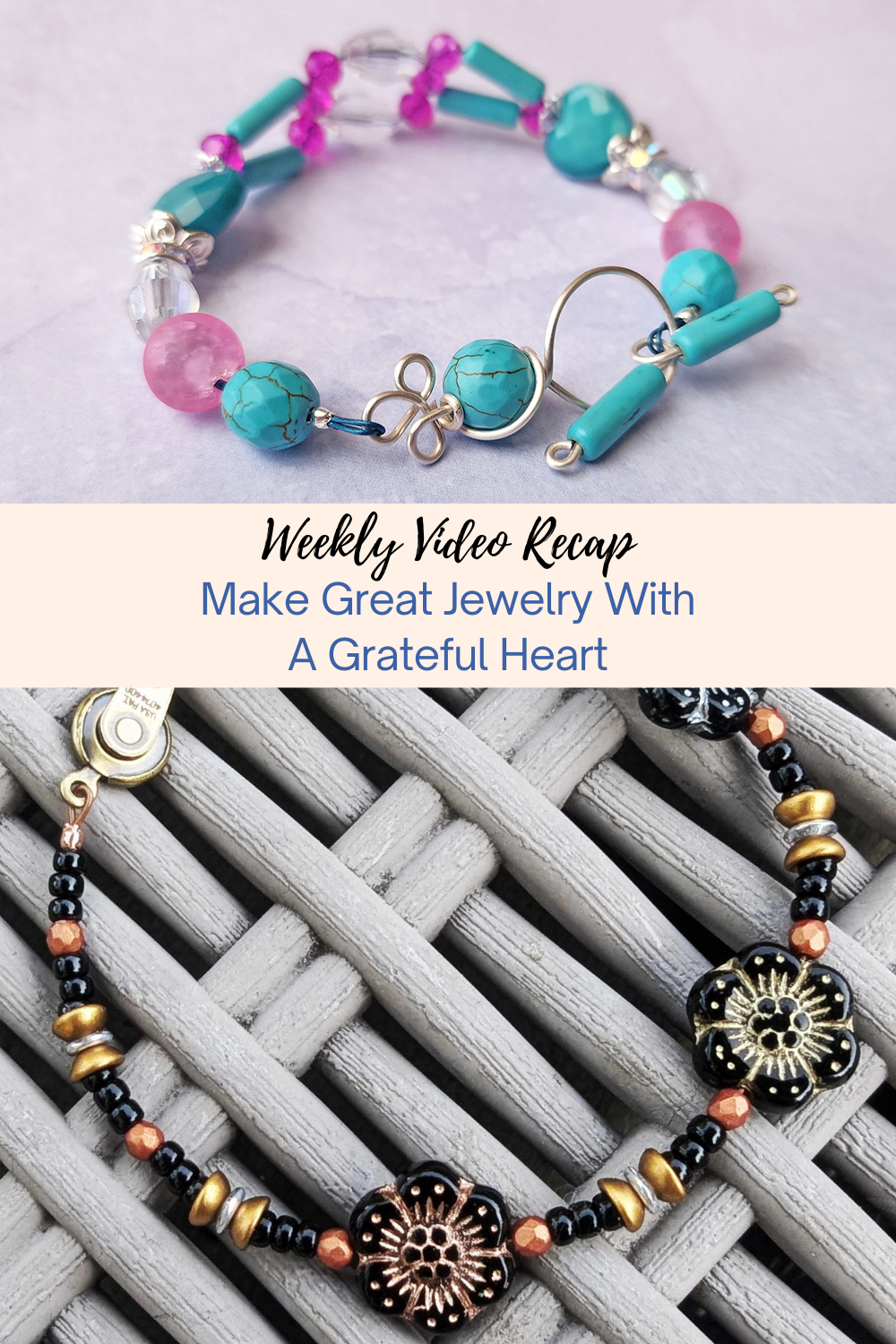 Make Great Jewelry With A Grateful Heart Collage