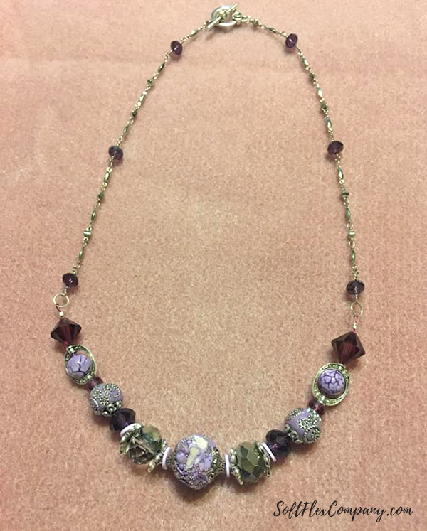 Purple Polka Dot Jewelry by Mandy Pritchard
