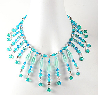 Mermaid's Collar Necklace by Margie Deeb
