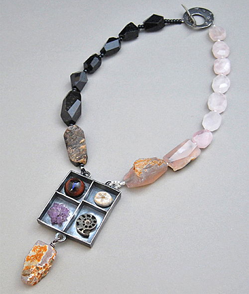 Earth And Sky Necklace by Melissa J. Lee