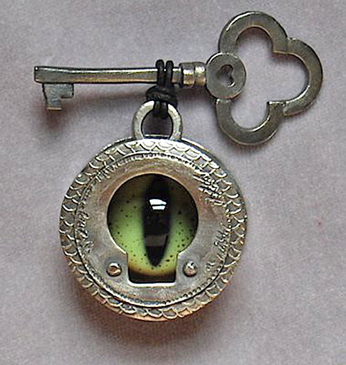 Keyhole Pendant by Melissa J. Lee