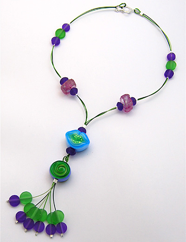 Candy Kiss Necklace by Melissa J. Lee