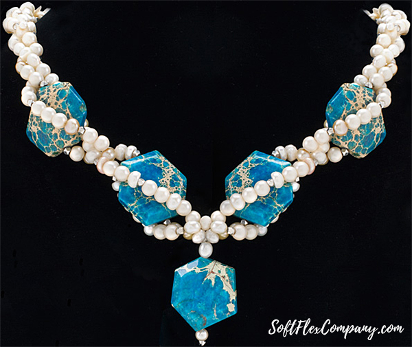 Woven Pearl Necklace by Mike Sherman Woven Pearl Necklace by Mike Sherman