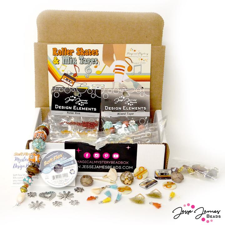 Jesse James Beads' Roller Skates and Mixed Tapes Mystery Design Kit