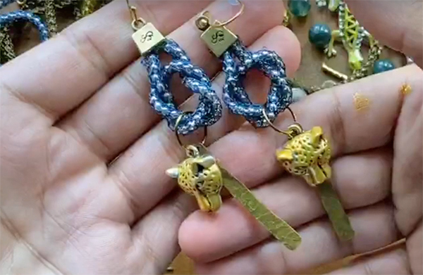 SilverSilk Amazon Rainforest Infinity Earrings and Friendship Bracelet by Nealay Patel