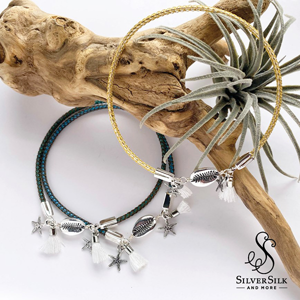 SilverSilk Beachy Bracelets by Nealay Patel
