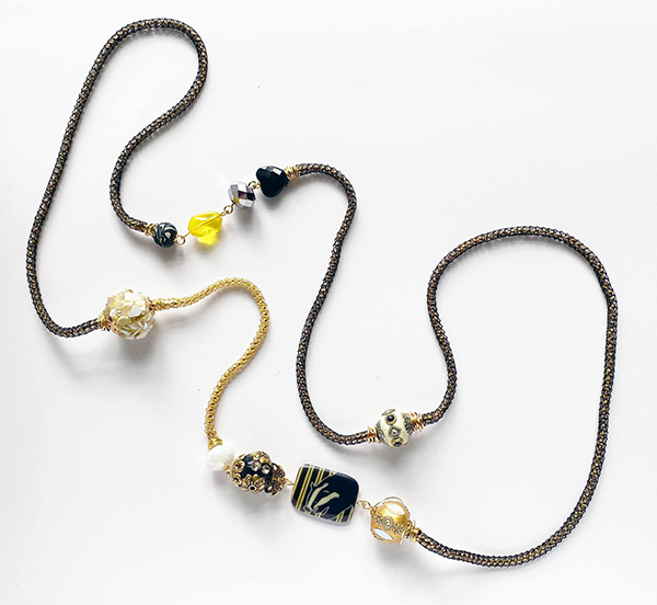 Jesse James Beads Badger Necklace by Nealay Patel