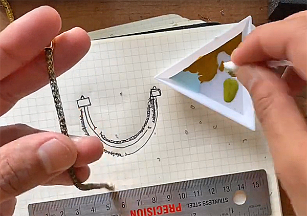 SilverSilk Capture Chain Bracelet by NealayPatel