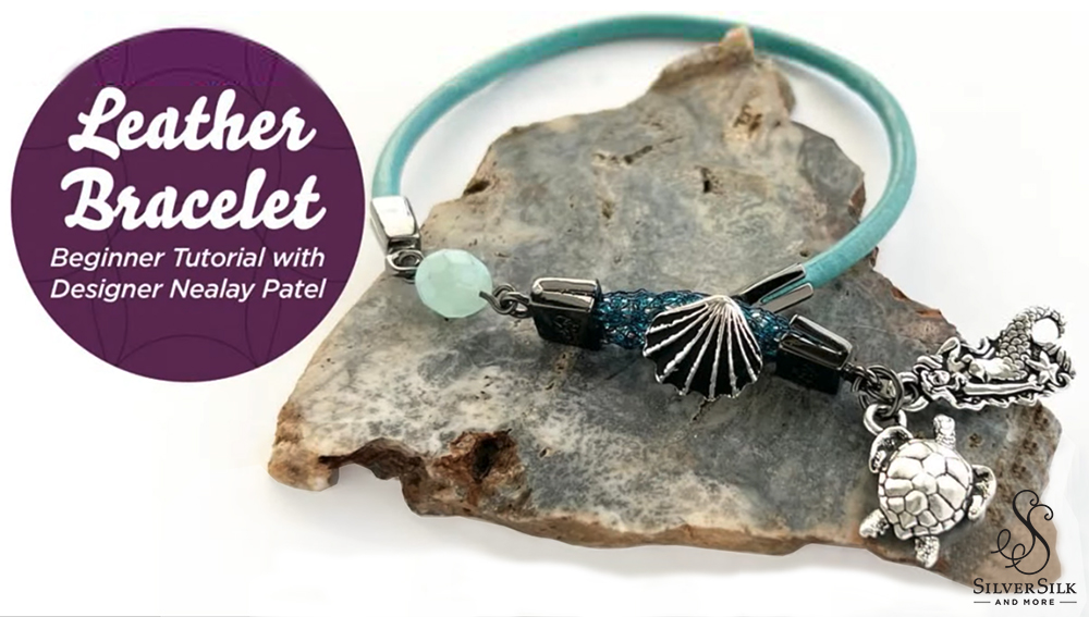 SilverSilk Leather Bracelet by Nealay Patel