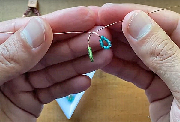 SilverSilk Seed Bead Earrings by Nealay Patel