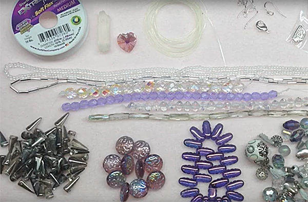 Gina from Orchid and Opal Jewelry & Beads opens the Soft Flex Unicorn Sparkles Design Kit