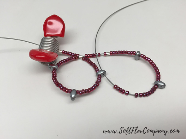 Beaded Holiday Ornament Using Soft Touch Flexible Beading Wire Pattern 2
