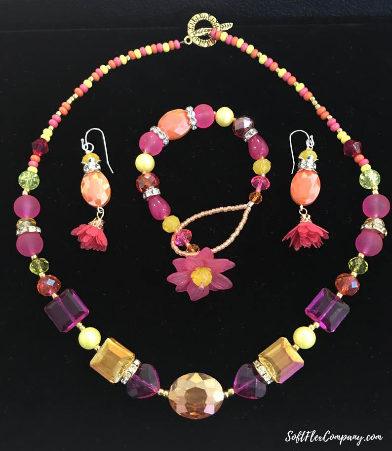 Exotic Blooms Jewelry Design by Paulette Reardon