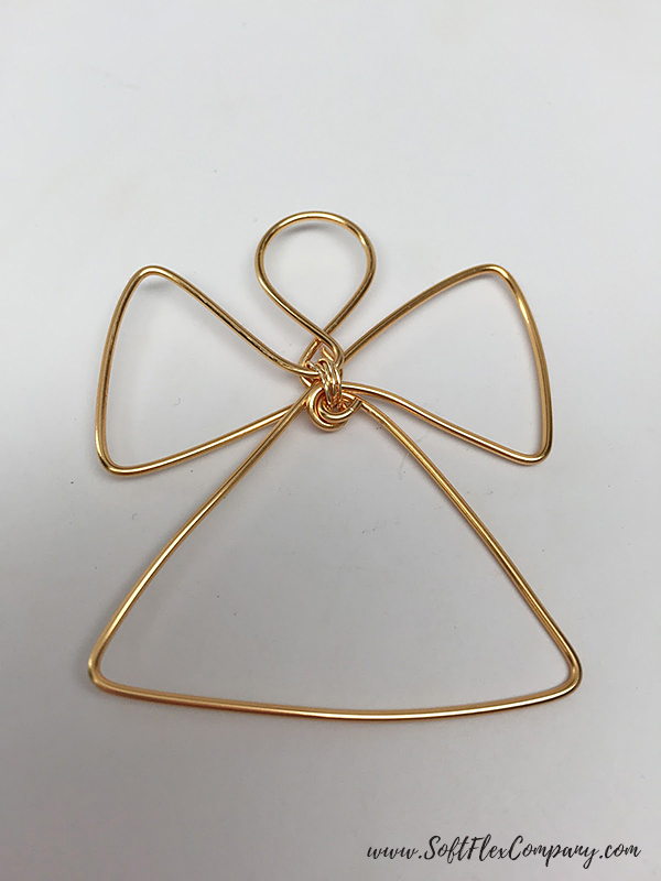 Forming Soft Flex Craft Wire Angel Ornament 