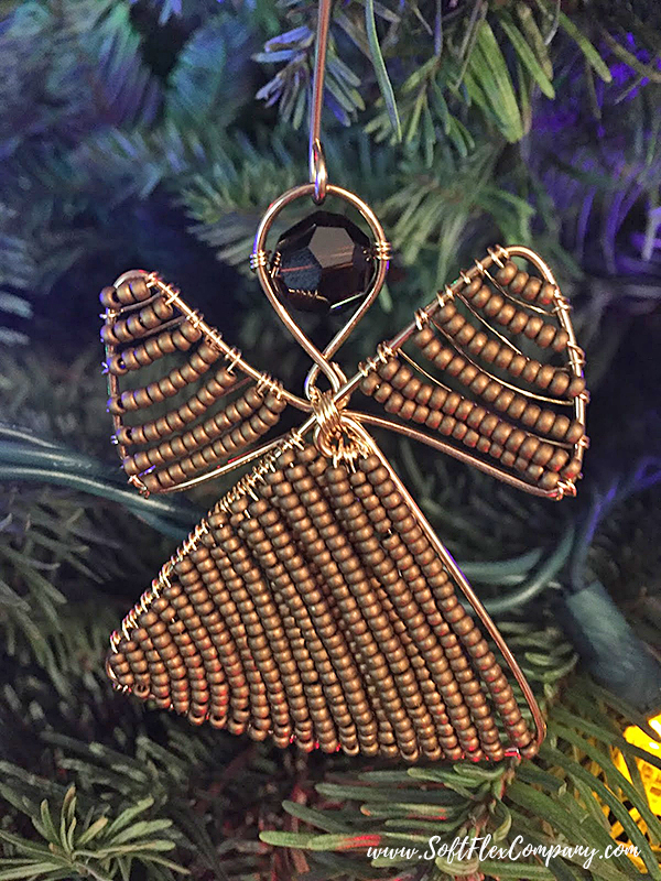 Soft Flex Craft Wire Angel Ornament On Tree