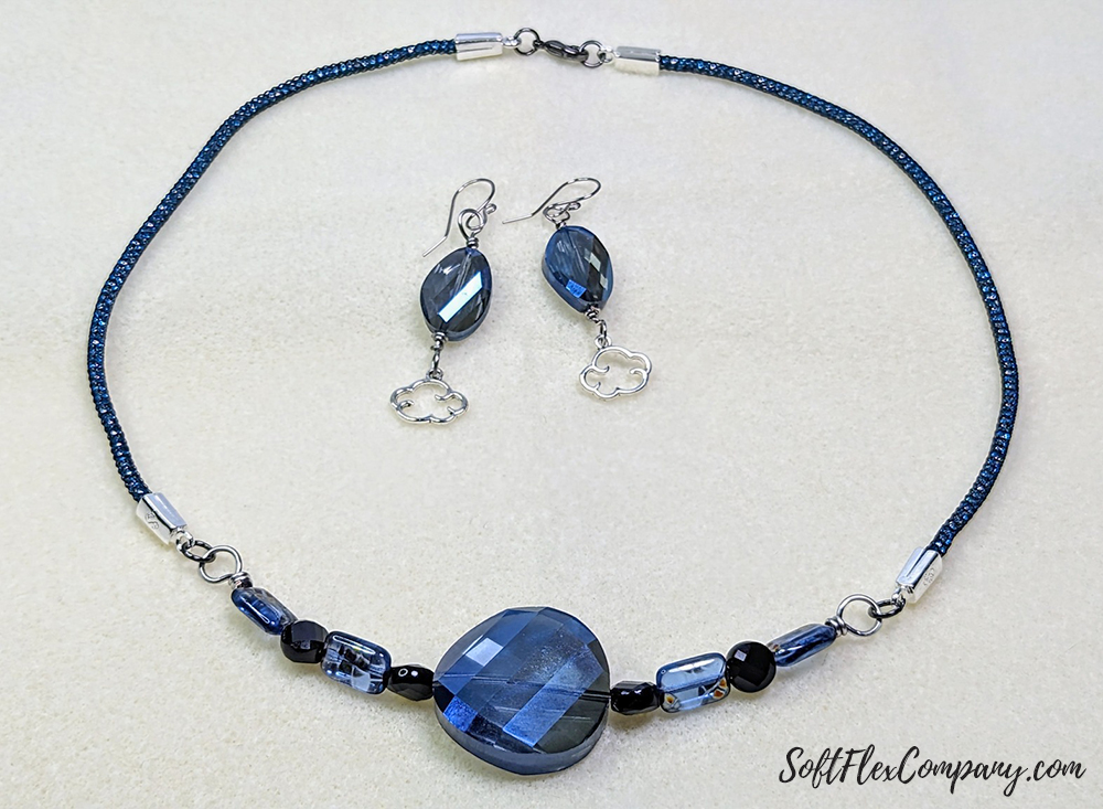 Rainy Day Blues Jewelry Design by Rebecca Foster
