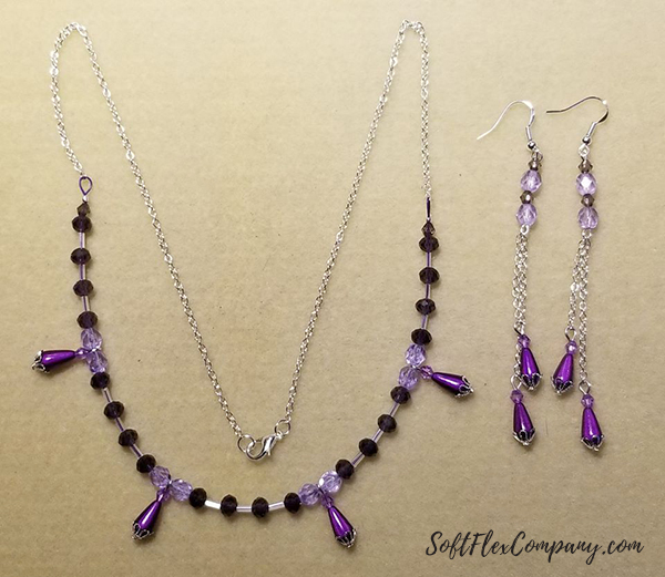 Purple Polka Dot Jewelry by Robin Wilke