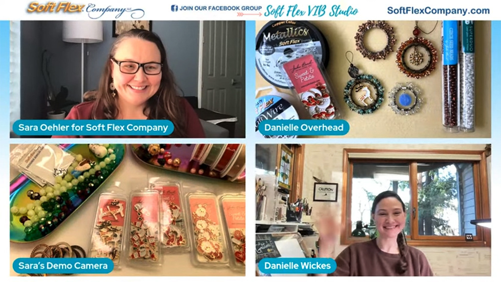 Live Ornament Beading Party with Sara Oehler & Danille Wickes