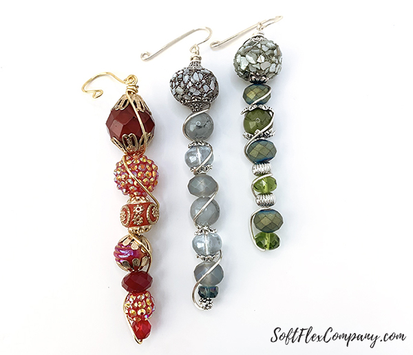 2020 Fall/Winter Pantone Beaded Icicle Ornaments by Sara Oehler