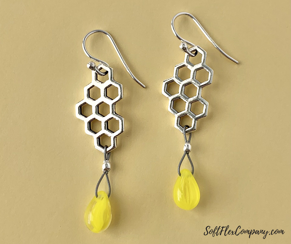 2021 Pantone Bee Earrings by Sara Oehler