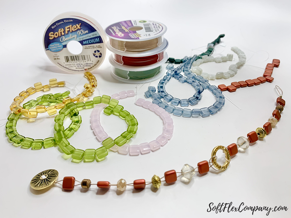 2-Hole Bead Bracelet by Sara Oehler