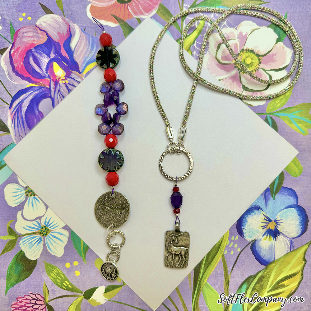 Amethyst Allure Bracelet and Necklace by Sara Oehler