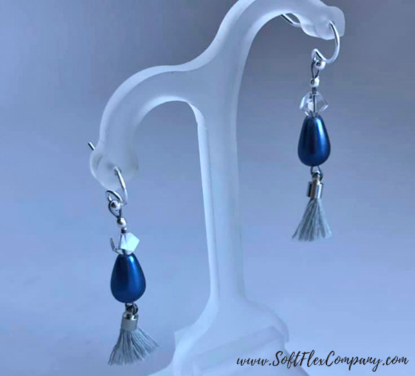 The April Showers Design Kit Earrings Finished