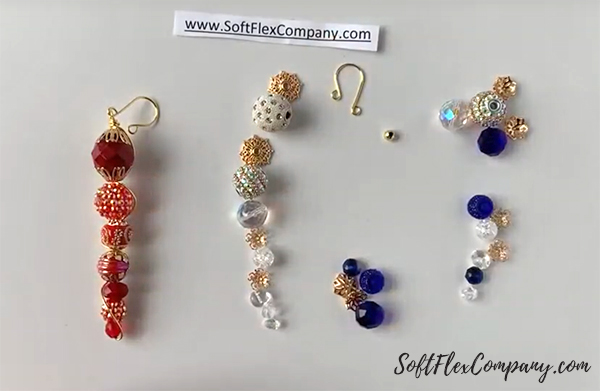 Beaded Icicle Craft Wire Ornaments by Sara Oehler