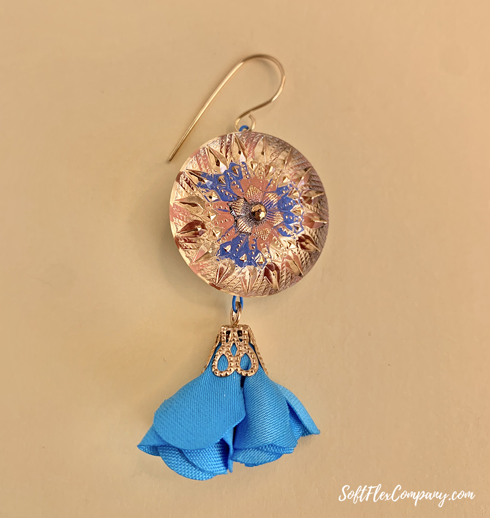 Button Earring by Sara Oehler